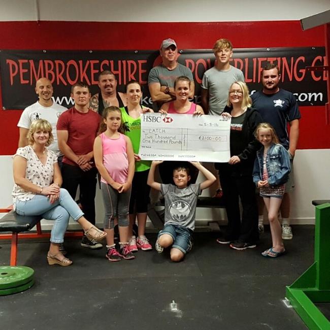 Powerlifting cheque for Latch
